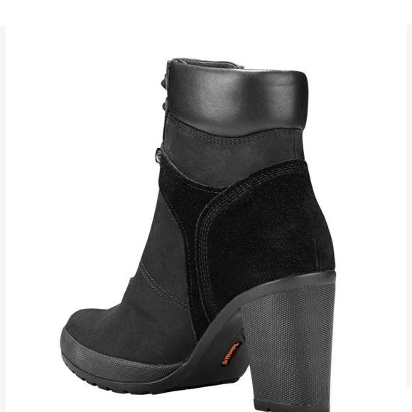 Timberland WOMEN'S CAMDALE  BOOT Size 8 Color Black Nubuck - Picture 4 of 9